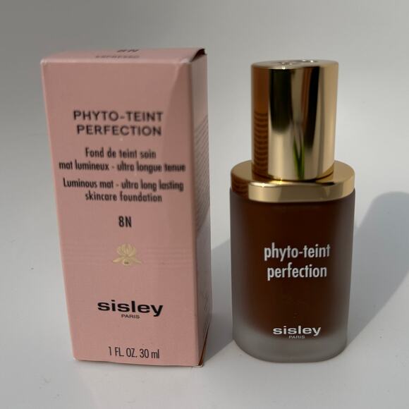 Sisley Paris 8N Espresso Phyto-Teint Perfection Foundation Luminous Long Wear - Picture 1 of 13